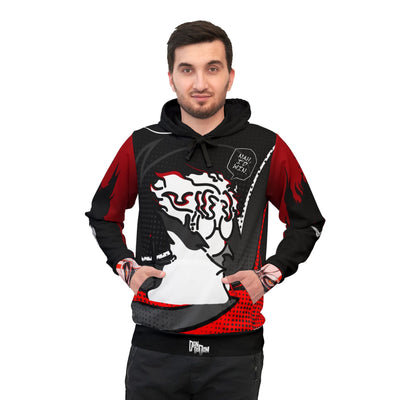 Dandadan Athletic Hoodie - Bold Graphic Design for Fans