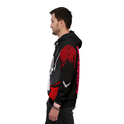 Dandadan Athletic Hoodie - Bold Graphic Design for Fans