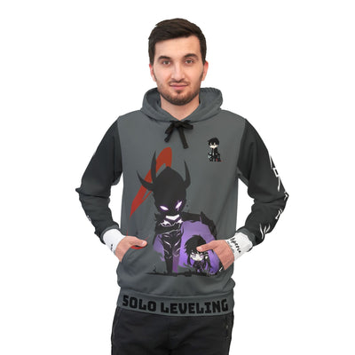 Solo Leveling Athletic Hoodie - Manga-Inspired Design