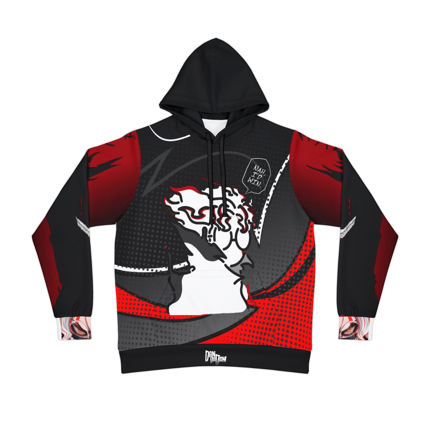 Dandadan Athletic Hoodie - Bold Graphic Design for Fans